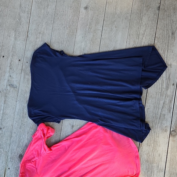 Pink and Navy Blue Tops Bundle - Size Small/Medium Lace Button Down - Picture 9 of 9